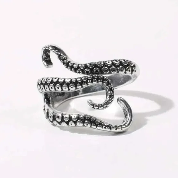 3/$30 RESTOCKED! Octopus Ring Cute Dainty Vintage - Picture 2 of 3